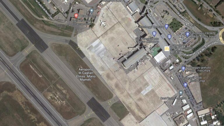 mappa aeroporto Cagliari Elmas scalo Mario Mameli Sardegna 768x432