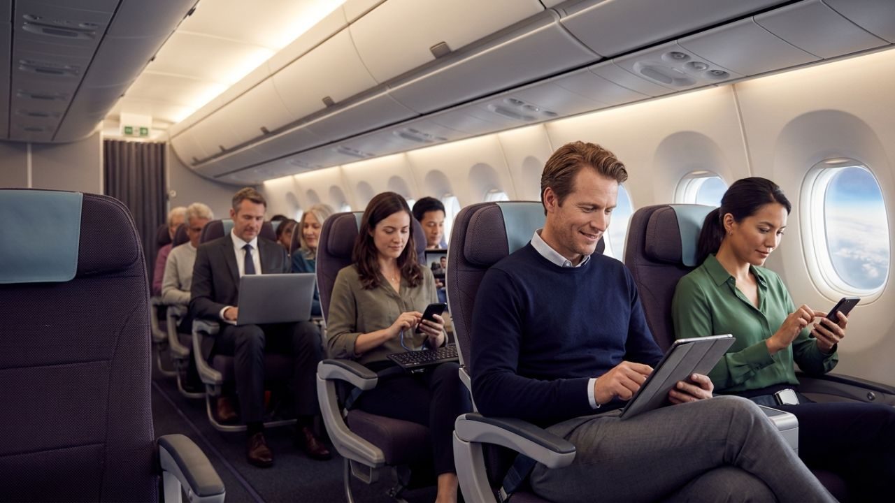 Addio modalità aereo Wizz Air annuncia il Wi-Fi di Starlink a bordo internet veloce sui voli dal 2027