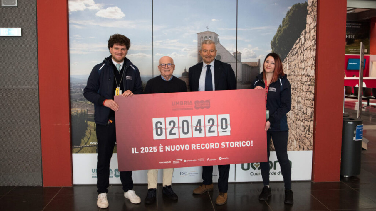 Aeroporto Umbria record passeggeri