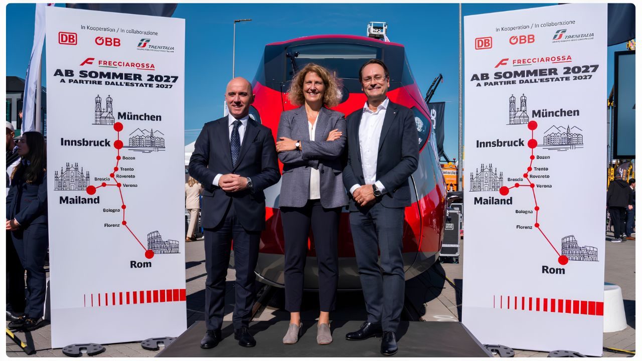 Frecciarossa, dal 2027 Milano e Roma arrivano a Monaco