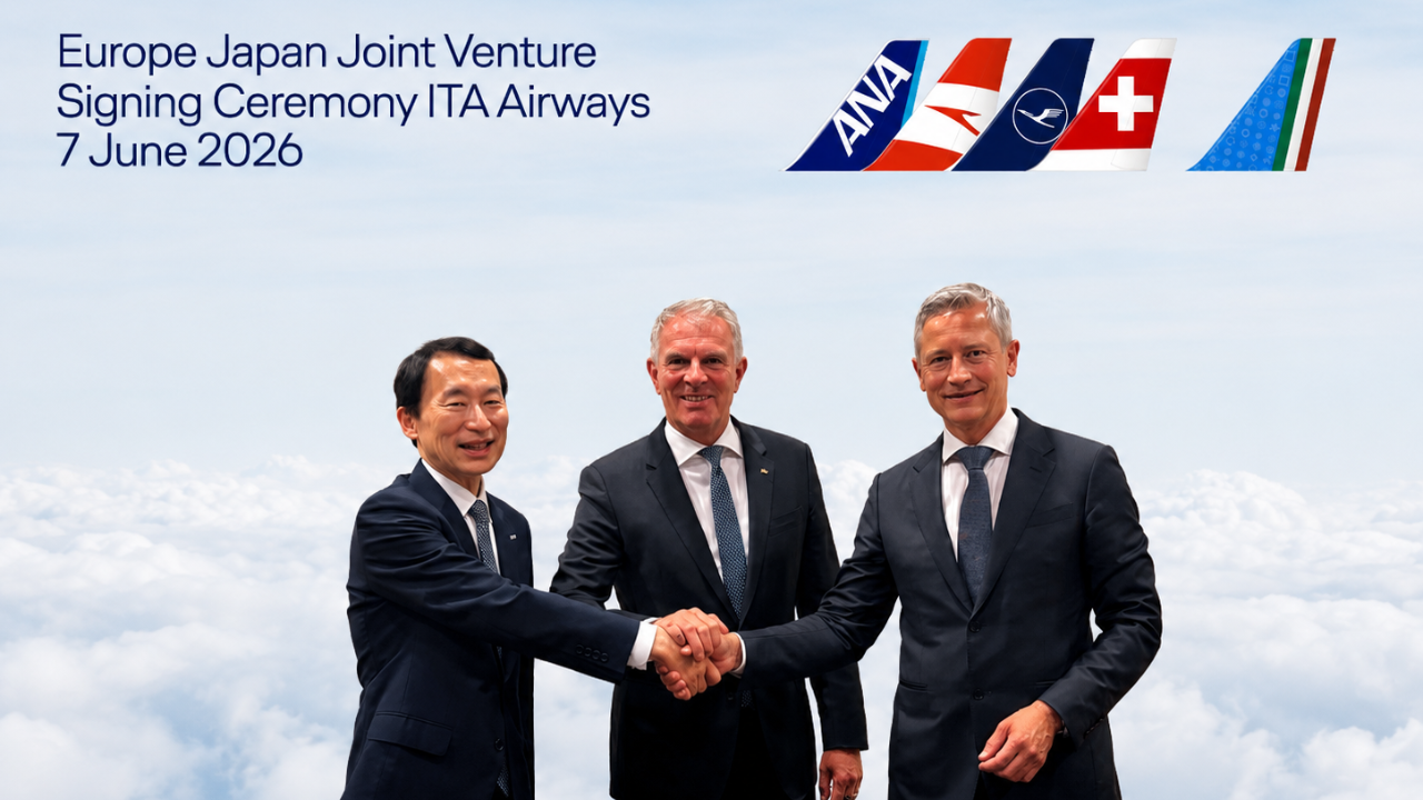 ITA Airways entra nella Joint Venture Europa-Giappone con Lufthansa e ANA