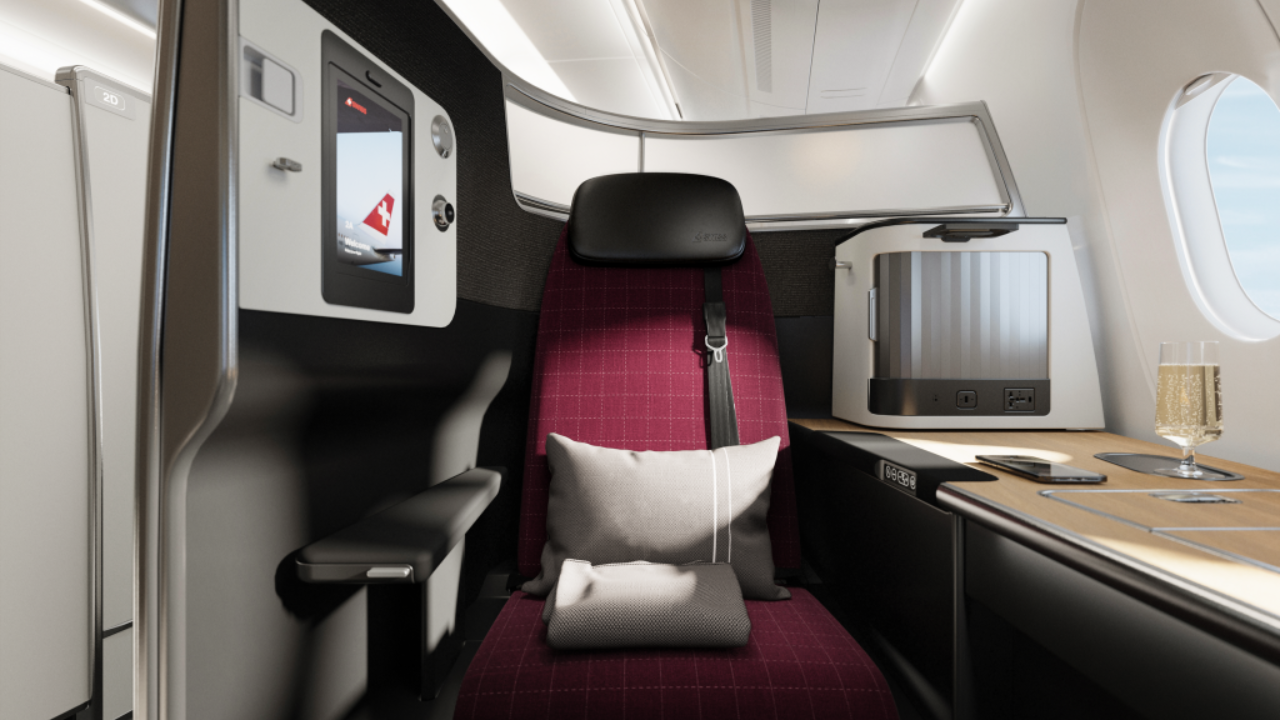 SWISS presenta le nuove cabine “Swiss Senses”