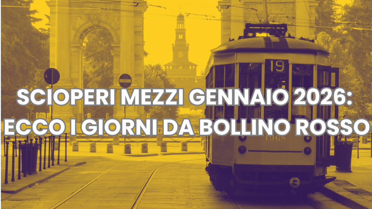 Scioperi mezzi pubblici GENNAIO 2026