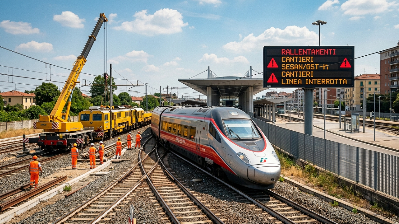 Treni, dal 20 luglio al 28 agosto stop alla Milano-Genova partono i lavori del Pnrr