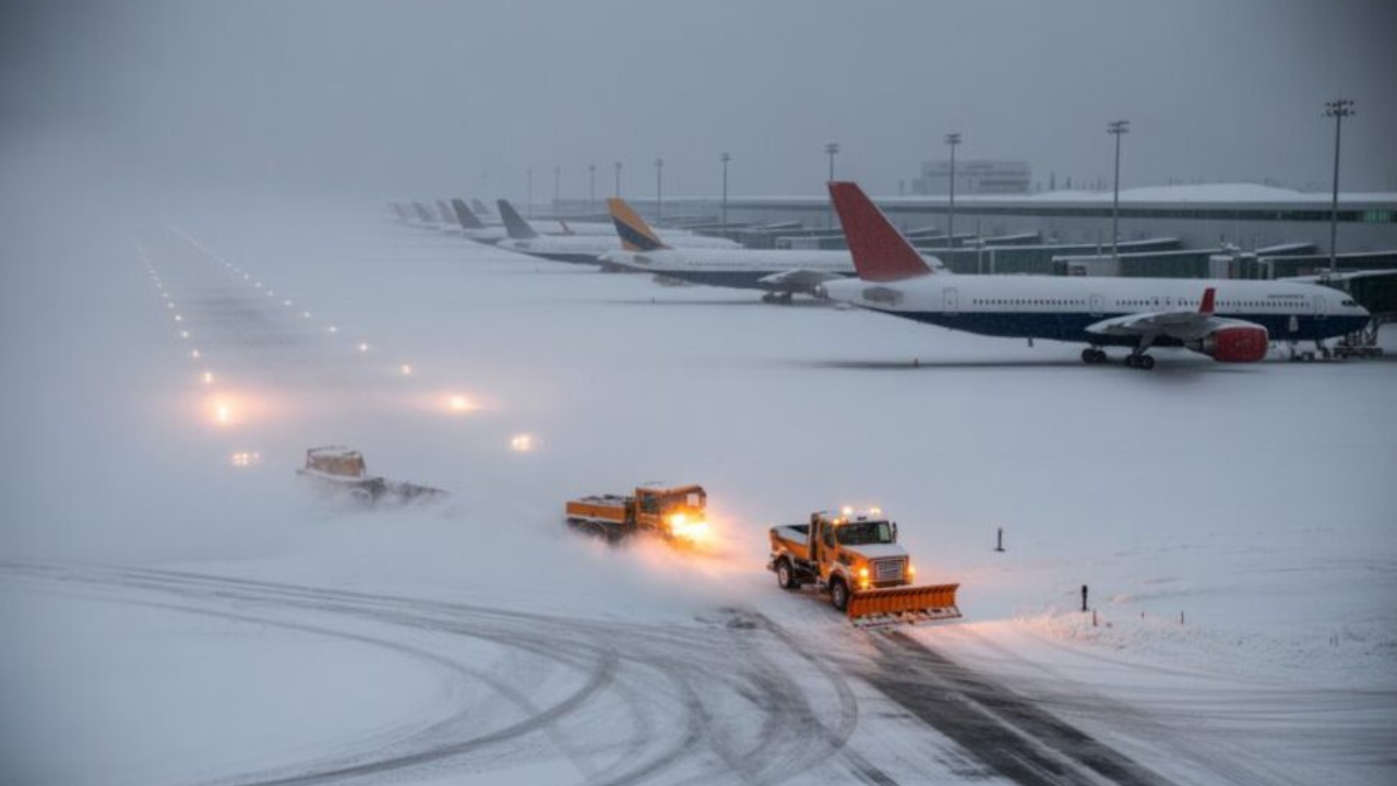aeroporto Bucarest bloccato dal maltempo