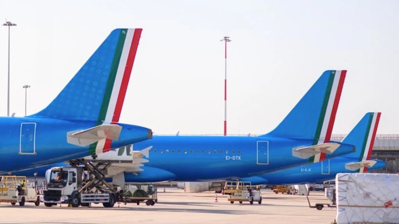 ita airways, incubo motori, 17 aerei a terra