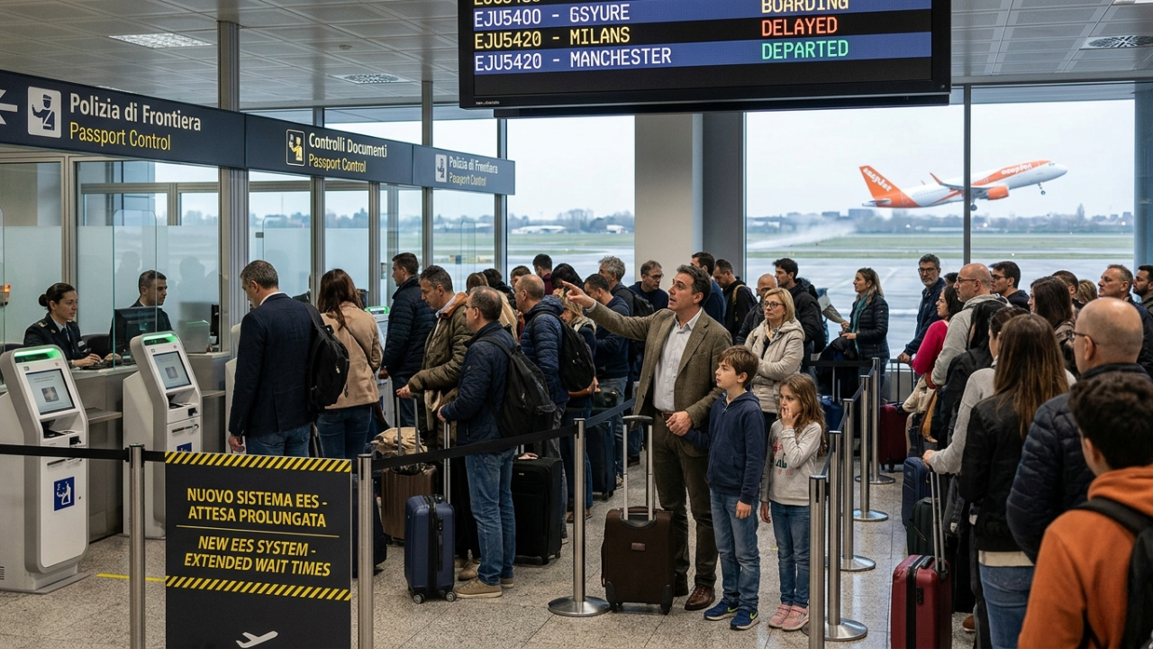 odissea a linate 121 passeggeri restano a terra per lentezza controlli (1)